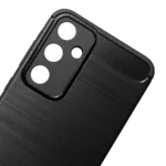 Μαύρη θήκη Carbon για Samsung Galaxy A10 με κομψό σχεδιασμό και προστασία από πτώσεις.