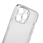 Διάφανη θήκη σιλικόνης Clear Case 2.0mm για iPhone 16 Plus με ενισχυμένη προστασία.