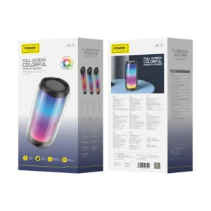Μαύρο ασύρματο ηχείο Bluetooth FONENG BL15 - Κομψό design και καθαρός ήχος από το pooq.gr.