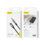 Καλώδιο FONENG BM31 Lightning σε Jack 3.5mm 1m μαύρο για σύνδεση iPhone με ακουστικά και ηχεία.