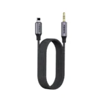 Καλώδιο FONENG BM31 Lightning σε Jack 3.5mm (1m) σε μαύρο χρώμα για σύνδεση ήχου.