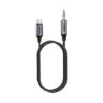 Καλώδιο FONENG BM31 USB-C σε 3.5mm Jack 1m Μαύρο για σύνδεση ακουστικών