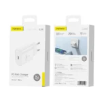 Φορτιστής τοίχου FONENG EU51 USB-C PD 25W σε λευκό χρώμα για γρήγορη φόρτιση.