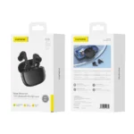 FONENG BL152 ANC+ENC wireless earphones in black color, Bluetooth TWS hands-free.