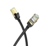 Καλώδιο δικτύου Ethernet HOCO US02 6 Gigabit 5m σε μαύρο χρώμα για γρήγορο internet