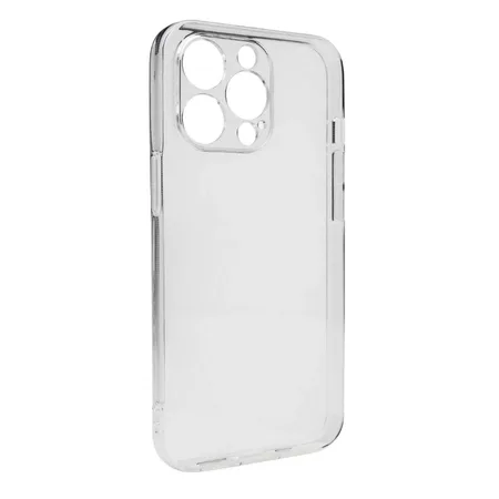 Διάφανη θήκη σιλικόνης 1.2mm για iPhone 16 Pro Max που αναδεικνύει το design της συσκευής.
