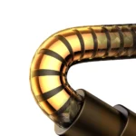 Μαύρο καλώδιο Joyroom S-CC100A6 USB-C σε USB-C 100W 1.2m με γωνιακό βύσμα για gaming.