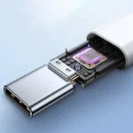 Ακουστικά hands-free Joyroom JR-EC05 USB-C σε λευκό χρώμα, in-ear σχεδιασμός για καθαρό ήχο.