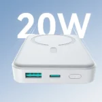 Joyroom JR-W020 Power Bank 10000mAh MagSafe 20W Λευκό - Φορητός Φορτιστής iPhone