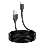 Καλώδιο Joyroom A9 USB-A σε USB-C 3A 2m σε μαύρο χρώμα για γρήγορη φόρτιση και μεταφορά δεδομένων.