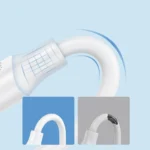 Μαύρο καλώδιο Joyroom A9 USB-A σε USB-C 3A, μήκους 2 μέτρων για γρήγορη φόρτιση και μεταφορά δεδομένων.