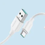 Μαύρο καλώδιο Joyroom A9 USB-A σε USB-C 3A μήκους 2m για γρήγορη φόρτιση συσκευών.