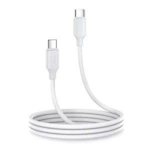 Καλώδιο Joyroom A9 USB-C σε USB-C 60W 3A 1m λευκό για γρήγορη φόρτιση και μεταφορά δεδομένων