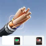 Καλώδιο Joyroom S-A28 USB-C σε USB-C 60W 1m μαύρο για γρήγορη φόρτιση και μεταφορά δεδομένων.