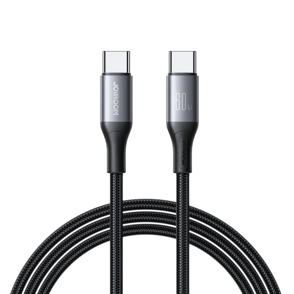 Joyroom S-A28 USB-C to USB-C Cable 60W 2m black for fast charging