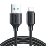 Καλώδιο Joyroom S-A9 USB-A σε Lightning 3A 1m σε μαύρο χρώμα για γρήγορη φόρτιση iPhone.