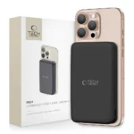 Tech-Protect PB24 LifeMag MagSafe Power Bank 10000mAh σε μαύρο χρώμα για iPhone