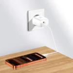 Φορτιστής τοίχου Tech-Protect NCA45W-GAN 45W με 2 θύρες σε λευκό χρώμα για γρήγορη φόρτιση