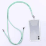 Universal TFO mobile phone neck strap in Mint color for safe transport of your smartphone.