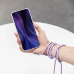 Μαύρο λουράκι λαιμού γενικής χρήσης TFO 150cm για όλα τα κινητά τηλέφωνα.