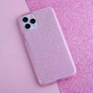 Ροζ θήκη Glitter 3in1 TFO για iPhone 16e και 17e με λαμπερό εφέ