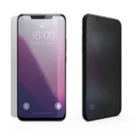 Privacy Tempered Glass TFO for iPhone 16 Pro / 17 with black frame for screen and privacy protection.