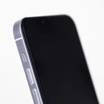Tempered Glass Privacy TFO for iPhone 16 Plus with black frame for screen protection and privacy.