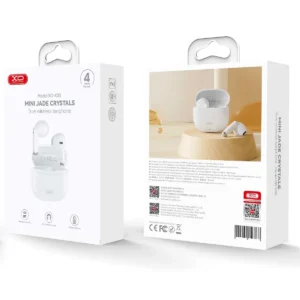 Ασύρματα ακουστικά Bluetooth XO X33 TWS σε λευκό χρώμα - Hands-free για κλήσεις και μουσική