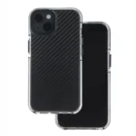 Μαύρη θήκη Acrylic Carbon TFO για iPhone 16e και iPhone 17e με κομψό σχεδιασμό carbon.