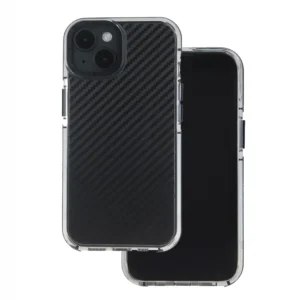 Μαύρη θήκη Acrylic Carbon TFO για iPhone 16e και iPhone 17e με κομψό σχεδιασμό carbon.