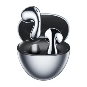 Ασύρματα Bluetooth ακουστικά Remax W17 Pro Silver TWS σε ασημί χρώμα με θήκη φόρτισης