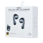 Wireless Bluetooth headphones Remax W17 Pro Silver, TWS hands-free in silver color.
