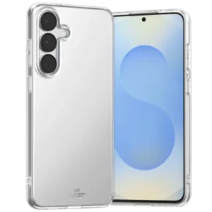 Διάφανη θήκη σιλικόνης Mercury για Samsung Galaxy S26, προστατευτική και λεπτή.