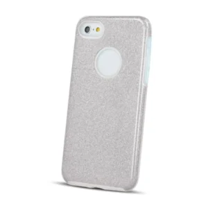 Silver Glitter Case 3in1 for iPhone 16e / 17e by TFO - Protection and shine.