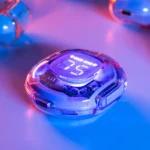 Λευκά ασύρματα ακουστικά Acefast T8 TWS Bluetooth, εργονομικός σχεδιασμός hands-free για κλήσεις και μουσική.