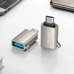 Joyroom S-H151 Αντάπτορας USB-C σε USB-A Silver με υποδοχή για λουράκι