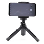 Hurtel Mini Tripod και Selfie Stick για κινητά και GoPro σε μαύρο χρώμα, ύψος 16-21cm