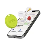 Πράσινο SBS Track My Circle Locator συμβατό με Apple Find My για εύρεση αντικειμένων.