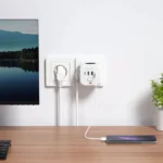 Tech-Protect PCL3x4 Πολύπριζο με 3 πρίζες AC, 2 USB-A και 2 USB-C σε λευκό χρώμα