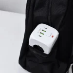Πολύπριζο Tech-Protect PCL3x4 με 3 πρίζες AC, 2 θύρες USB-A και 2 USB-C σε λευκό χρώμα