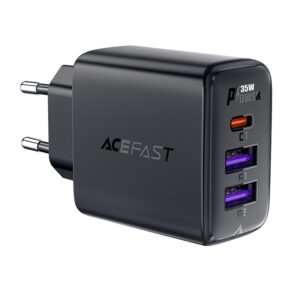 Acefast Wall Charger A57 2xUSB-A + USB-C 35W Black