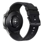 Μαύρο λουράκι σιλικόνης Hurtel για Huawei Watch GT 2, GT 3, GT 4 και Pro, ιδανικό για αθλητική χρήση.