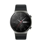 Μαύρο λουράκι σιλικόνης Hurtel για Huawei Watch GT 2, 3, 4 και Pro, ιδανικό για αθλητική και καθημερινή χρήση.
