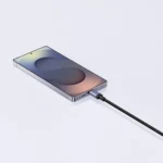 Καλώδιο Ugreen USB-C σε USB-C 100W 5A 1m σε μαύρο χρώμα, ιδανικό για γρήγορη φόρτιση κινητών και laptop.
