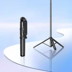 Selfie stick / τρίποδο - Μαύρο - φωτογραφία 3