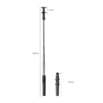 Selfie stick / τρίποδο - Μαύρο - φωτογραφία 5