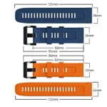 Λουράκι smartwatch για Fenix 5 / Fenix 6 - Μαύρο - φωτογραφία 5